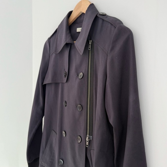 Vintage Celine blue & black classic trench coat with a twist - size 40 (Medium) - Picture 6 of 12